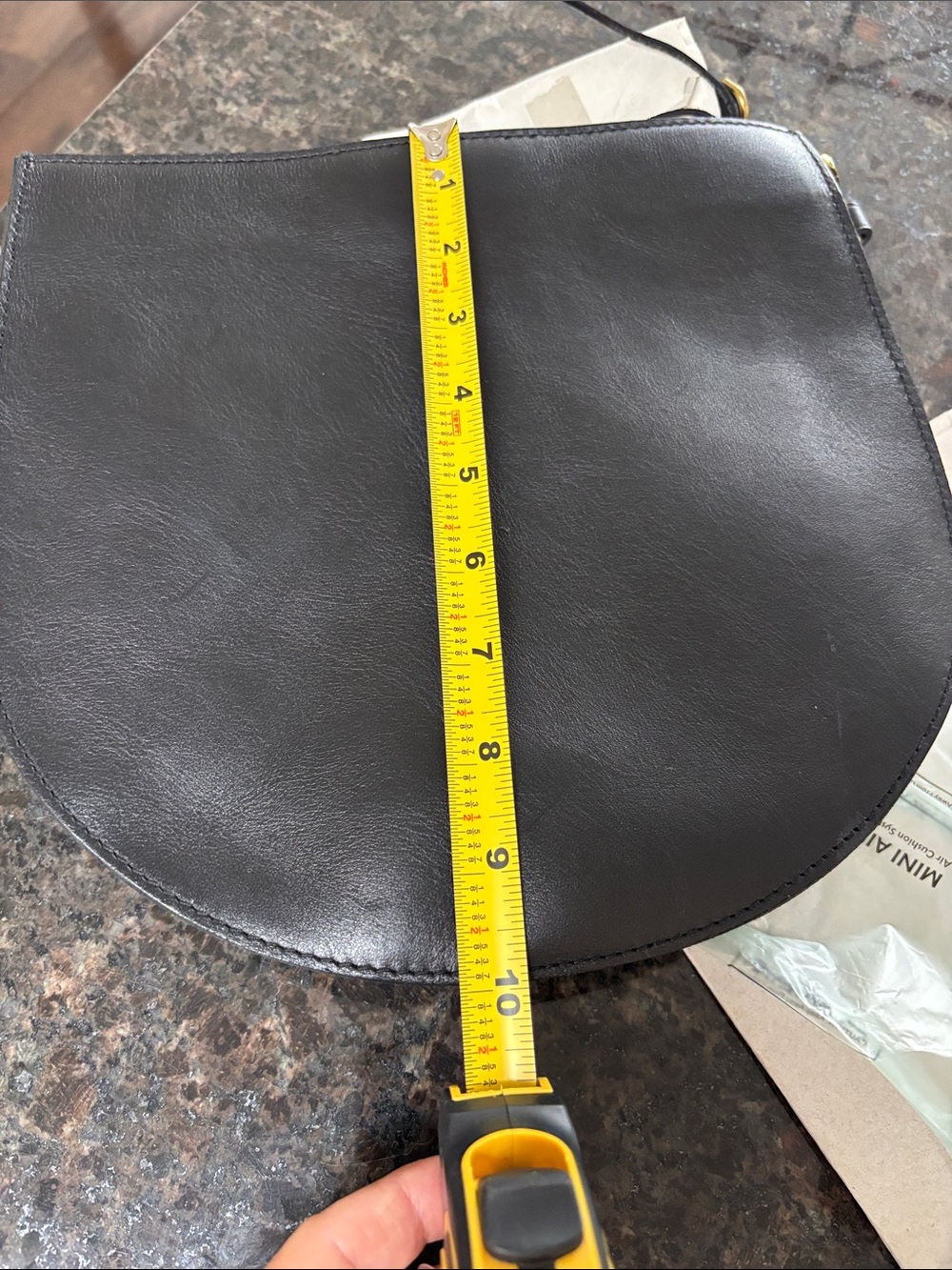 MADEWELL Black Saddle Crossbody Bag - Women brand new - Picture 6 of 8